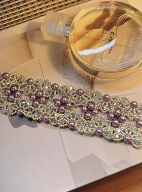 SL175•法式复古重工串珠手镯串珠手链（材料包&成品）