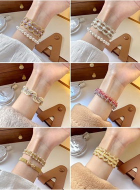 材料包合集（三）•DIY串珠手链材料包合集（含教程和针线）