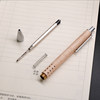 New wood ballpoint pen wood student stationery engraving