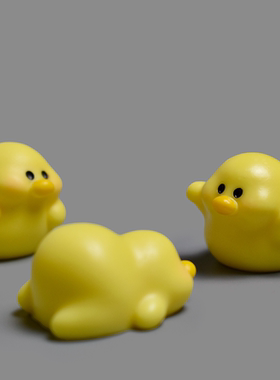 概念鸭小摆件可爱车载摆件情绪稳定桌面装饰工位解压创意小礼物