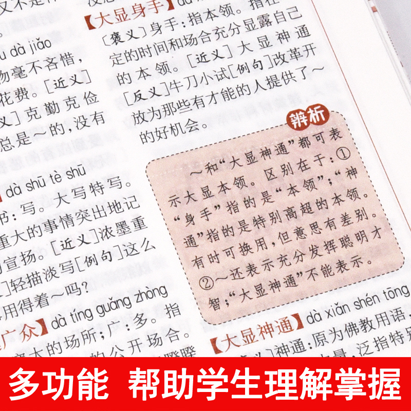 收词1万正版2024年高中初中生小学生专用中华成语词典儿童语文四字词语带解释速查新华字典人教版多功能常用实用现代汉语成语大全-图2