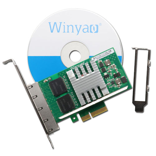 Winyao WYI350T4V2 PCI-e X4服务器四口千兆网卡  I350 芯片   Ethercat (twincat 3)主站网卡 - 图3