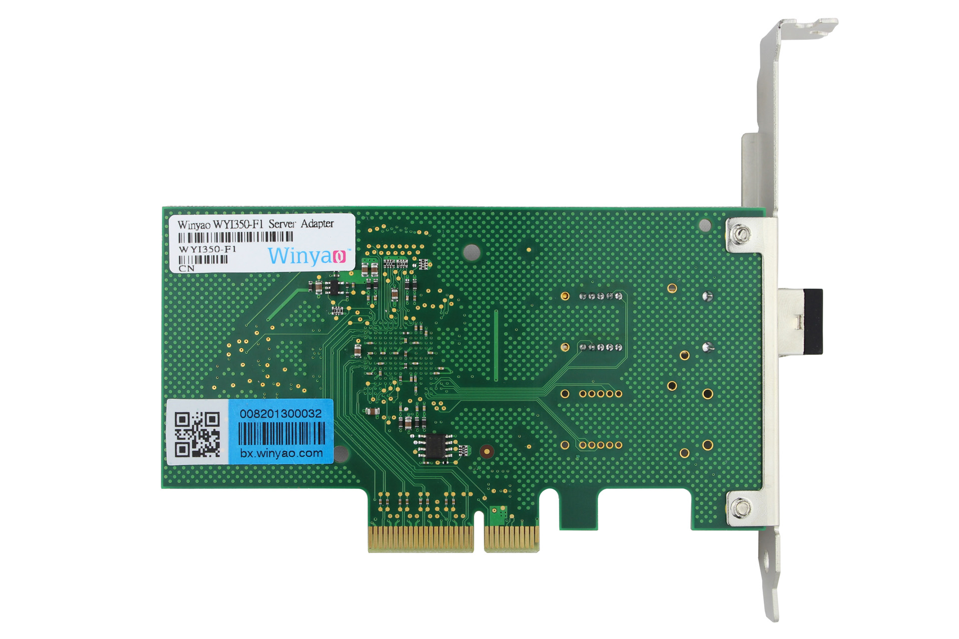 Winyao WYI350-F1 PCI-E单口千兆服务器光纤网卡intelI350 ESXI - 图1