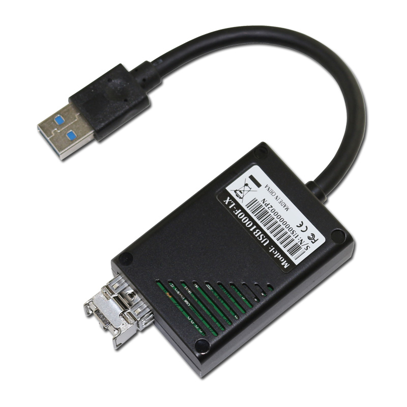 Winyao USB1000F-LX USB3.0千兆光纤网卡SFP LC光纤收发器RTL8153 - 图1