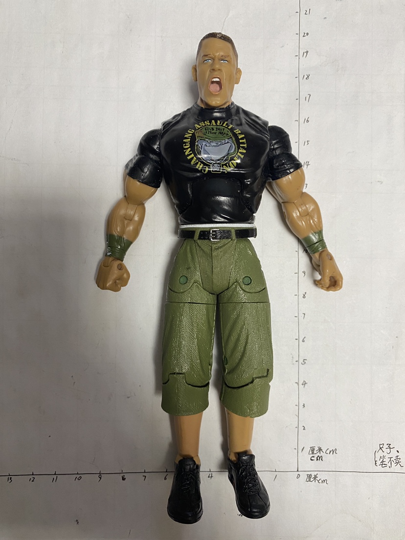 约翰塞纳 jakks正品wwe John cena 赵喜娜 关节超可动摔跤人偶玩 - 图2