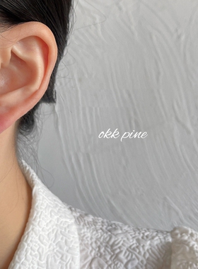 okk pine 迷你可爱小猫咪耳钉日常款耳饰野狗骨头张婧仪同款耳环
