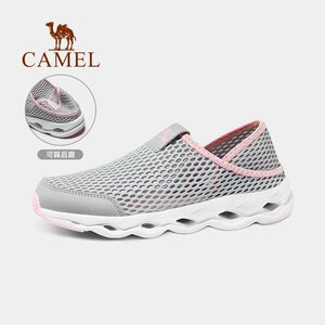 骆驼健足乐妈妈鞋软底女舒适浅口单鞋平底布鞋中年女士休闲鞋船鞋