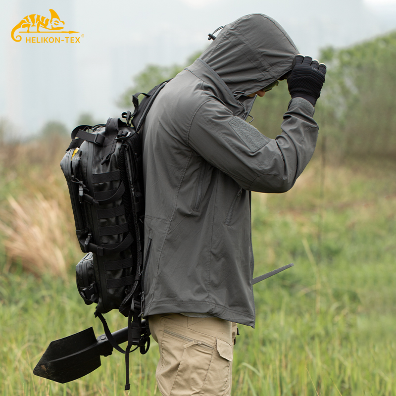 Helikon赫利肯轻骑兵软壳冲锋衣男户风防水战术夹克春秋风衣外套 - 图2