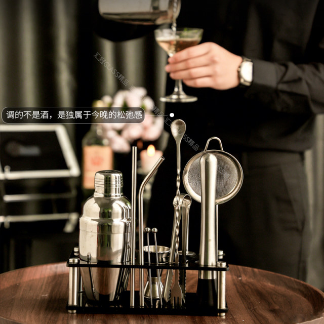 ຊຸດ bartender ລະ​ດັບ​ການ​ເຂົ້າ​, ເຄື່ອງ​ມື bartending ຮູບ​ລັກ​ສະ​ນະ​ສູງ​