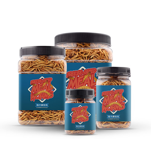 Rep-Shop冻干面包虫干乌龟龙鱼饲料蜥蜴守宫角蛙宠物零食黄粉虫干 - 图3