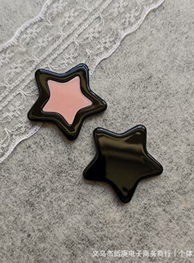 韩系双层醋酸星星贴片