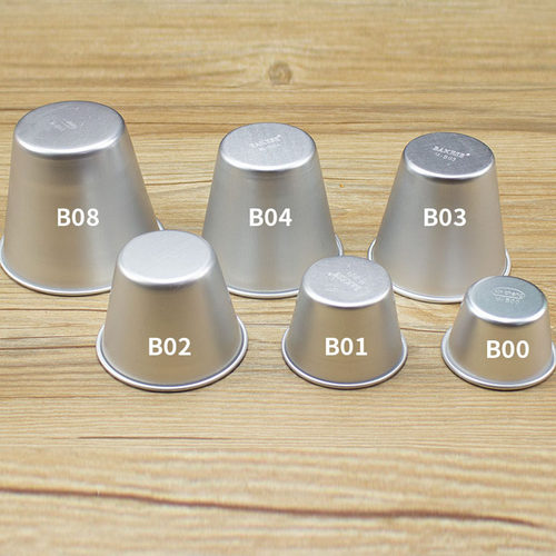 B00B01B02B03B04铝合金蛋糕西洋蛋糕杯布丁杯模具6017 5个/组 - 图2