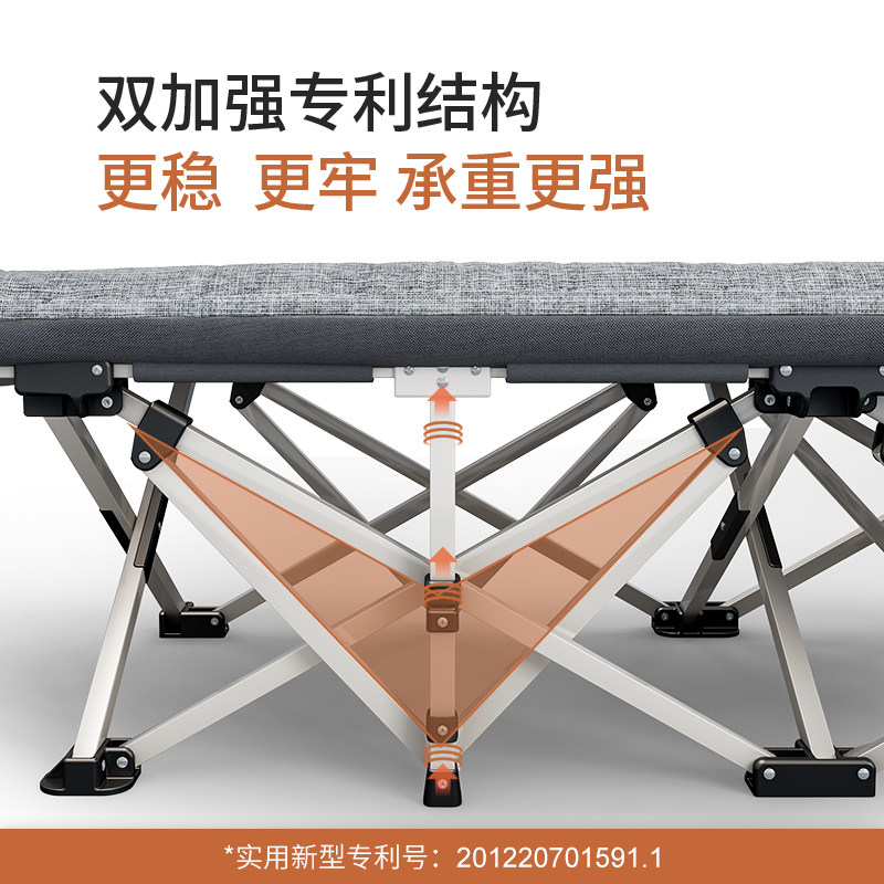 瑞仕达折叠床办公室午休午睡床神器便携单人陪护床简易躺椅行军床_虎窝淘