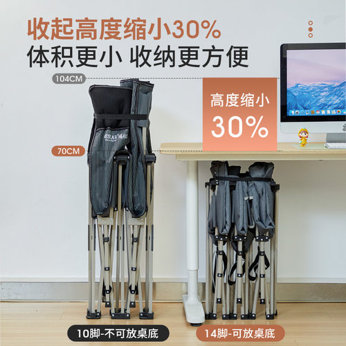 瑞仕达办公室午休折叠床家用便携简易躺椅行军陪护床单人午睡神器 - 图2