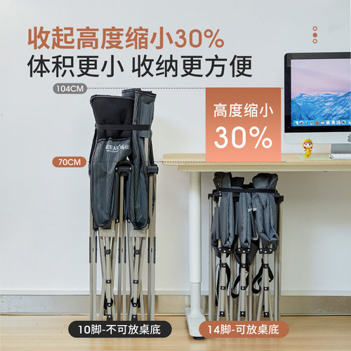 瑞仕达折叠床单人办公室午休躺椅家用便携陪护小床行军床午睡神器 - 图2