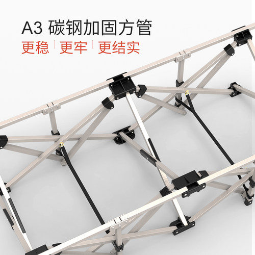 瑞仕达折叠床单人办公室午睡神器午休躺椅家用简易陪护便携行军床 - 图2