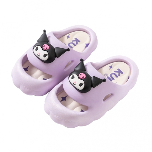 Sanrio, мультяшные нескользящие ультрамягкие милые детские мюли на платформе для школьников и студентов, подходят для носки на улице