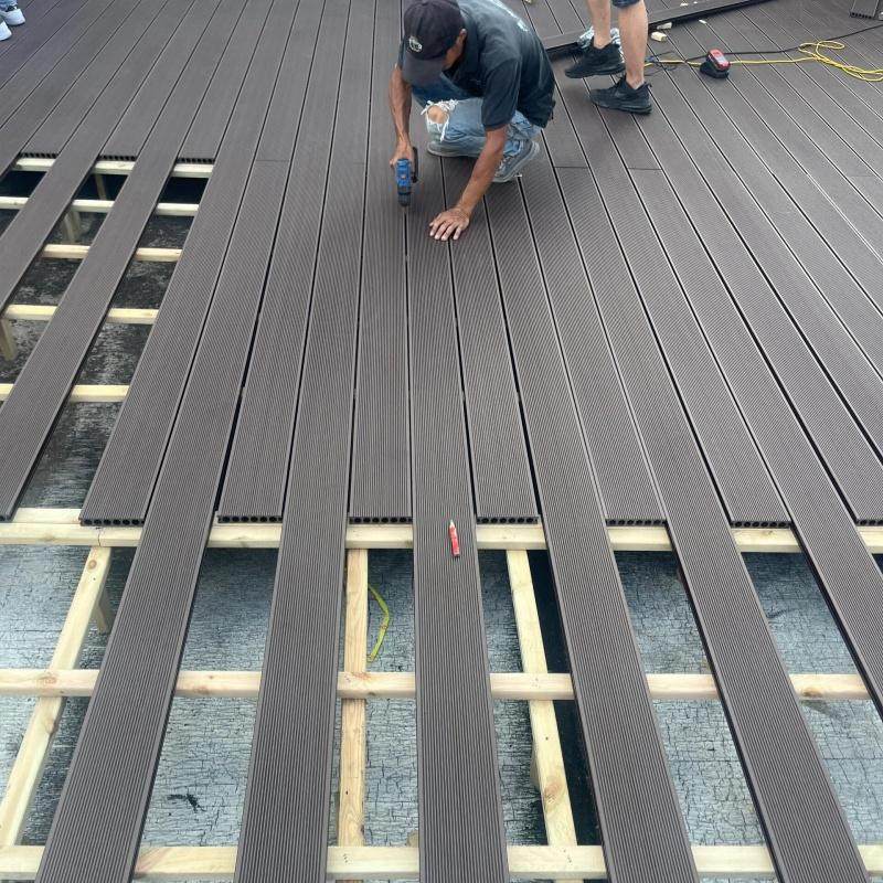 塑木地板户外露台别墅庭院阳台二代共挤栈道防腐木防水室外木塑,淘宝优惠券,粉丝福利购,淘宝优惠卷