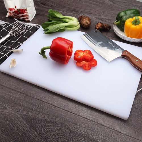 Крупная домохозяйственная антибактериальная анти -мультиканья, гладкая и густая твердая твердая кухня кухонная пластиковая пластиковая доска фруктов на прочные