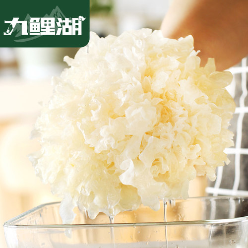 九鲤湖福建银耳100g银耳白木耳干货雪耳糯耳出胶浓稠原料产地古田 - 图2