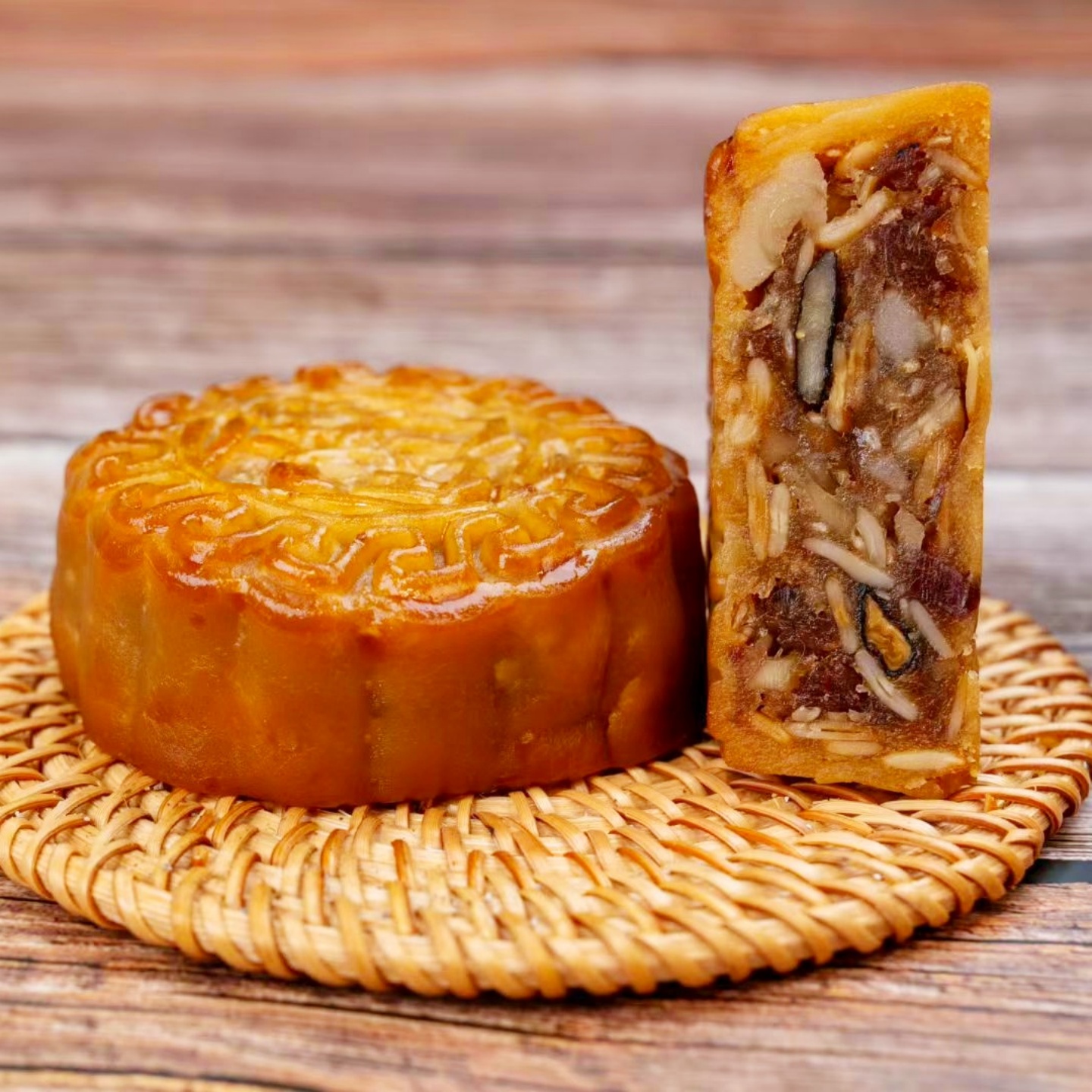 灵山冠艺月饼橄榄油冬蓉冬瓜馅芝麻蓉蛋莲传统老式中秋广式钦州