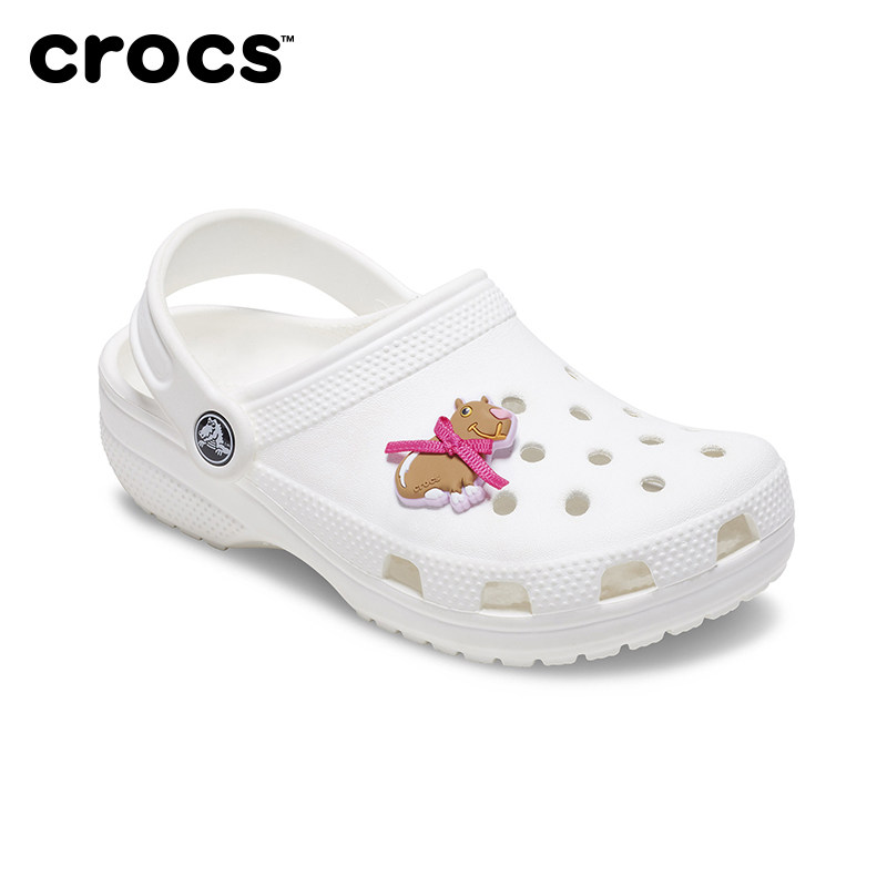 Crocs卡骆驰配饰智必星洞洞鞋鞋花  可爱游泳猫咪 系带卡皮巴拉,淘宝优惠券,粉丝福利购,淘宝优惠卷