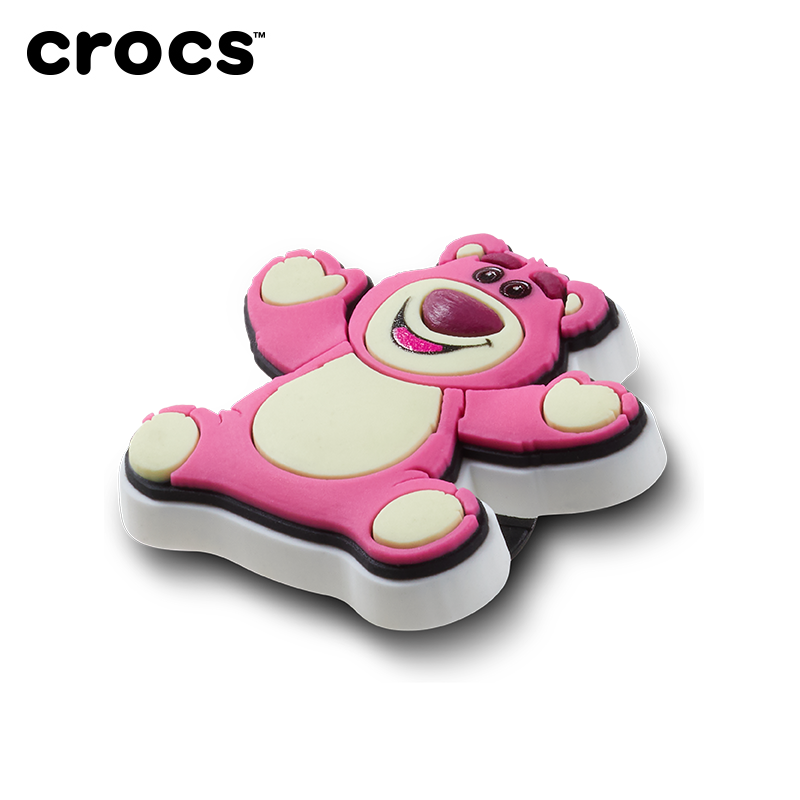 Crocs玩具总动员草莓熊合作系列 草莓款、拥抱款鞋花单粒 - 图0