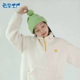 Милая демисезонная удерживающая тепло шерстяная цветная вязаная шапка, в корейском стиле