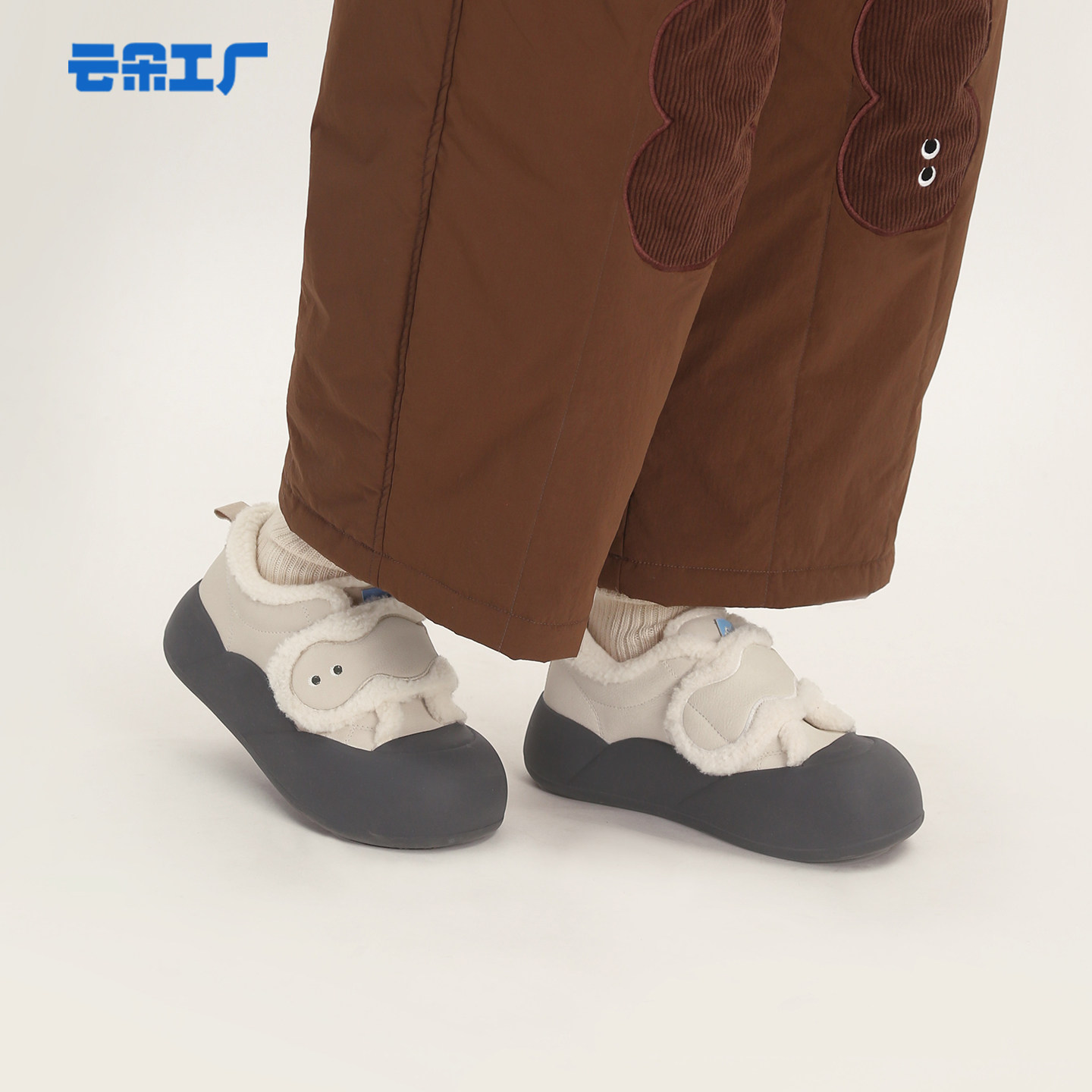 云朵工厂云朵低帮雪地靴加绒棉鞋女款冬季大头靴休闲可爱棉靴,淘宝优惠券,粉丝福利购,淘宝优惠卷