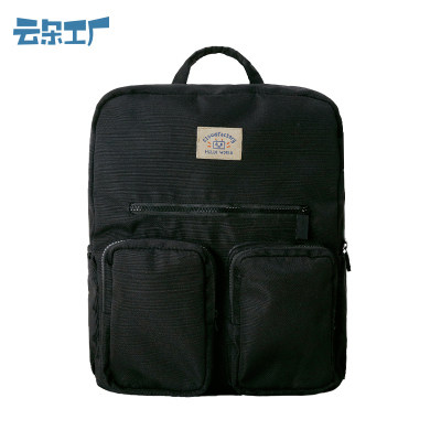 云朵工厂机器人方块大容量双肩背包 云朵工厂双肩背包