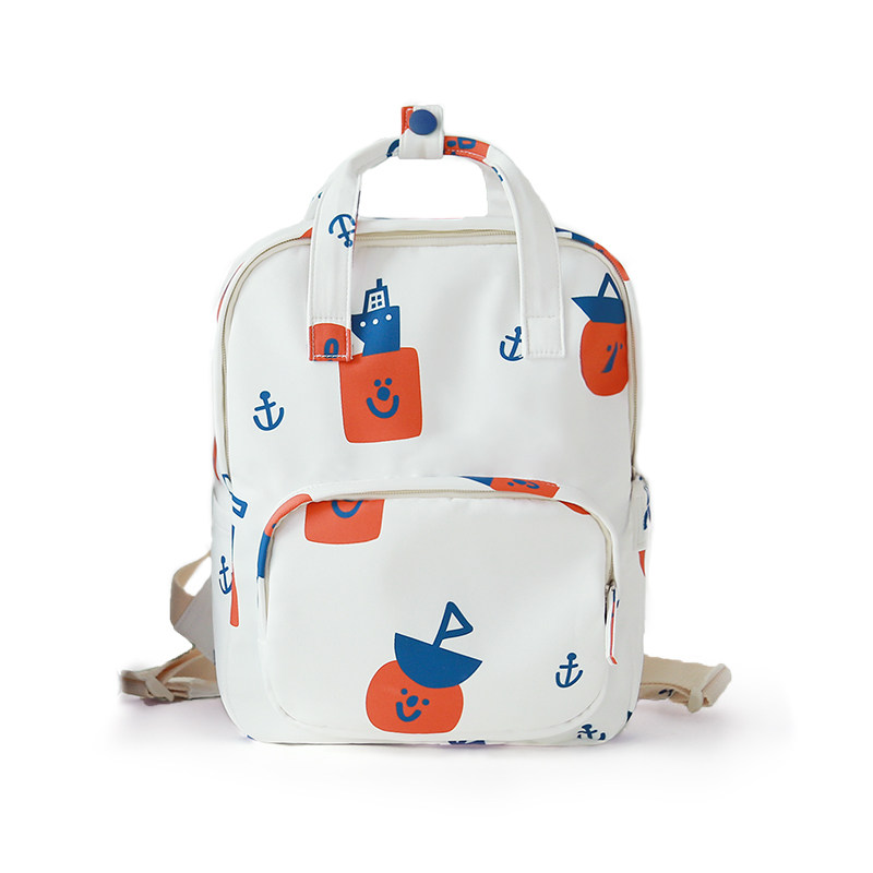 云朵工厂八头船印花新款轻便双肩包 云朵工厂双肩背包