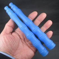 Empty Bamboo Beef Tendon Handle Bar Shake Rod Accessories Soft Glue Bamboo section Long 16 5 cm 5 cm 6 mm