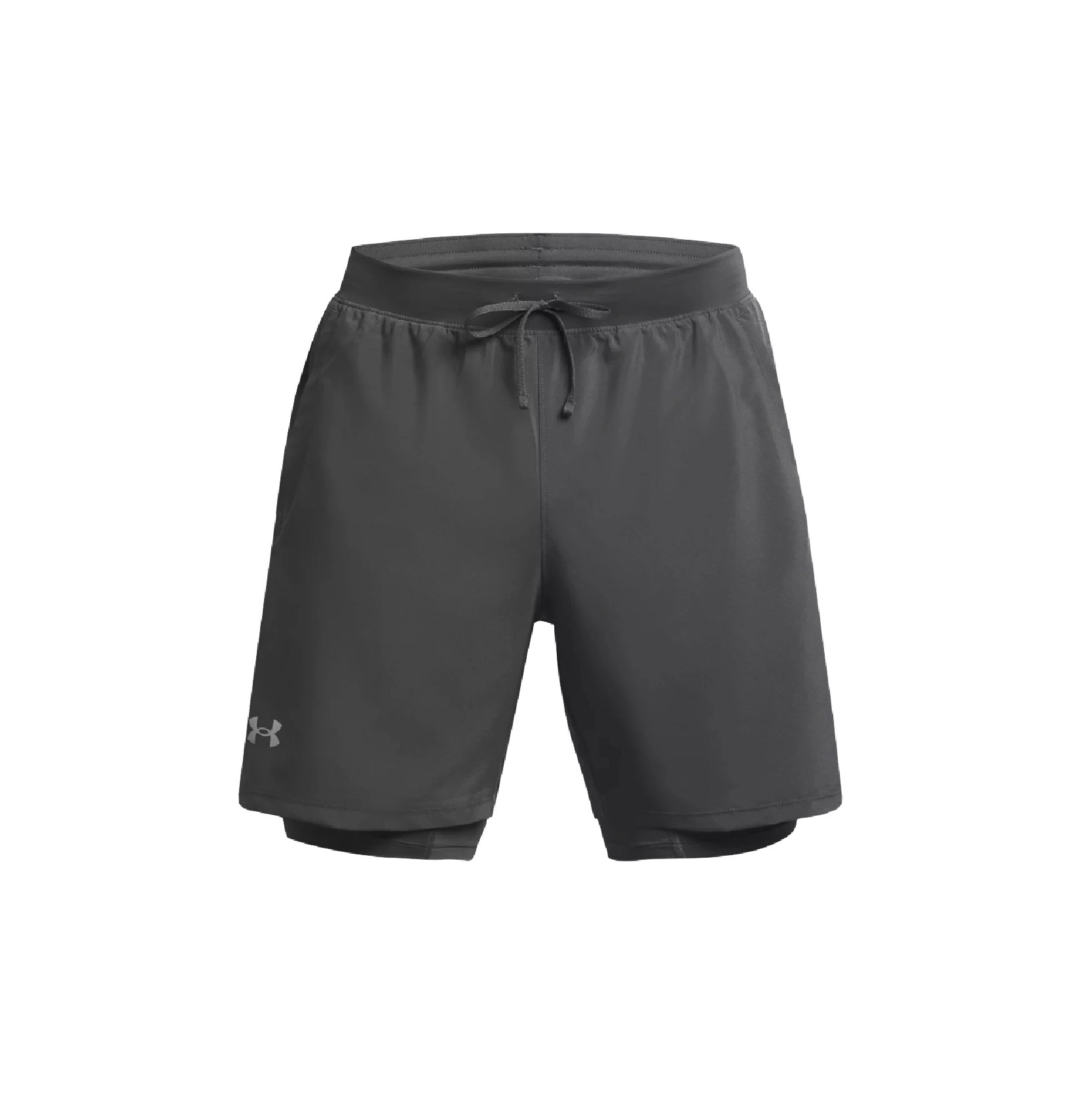 安德玛Launch男子夏二合一7英寸速干健身训练跑步运动短裤1382641,淘宝优惠券,粉丝福利购,淘宝优惠卷