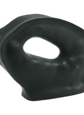 美宅现代中式抽象家居祥云陶瓷摆件 玄关客厅书房样板间软装饰品