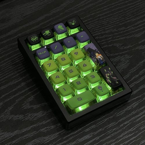 配ROG夜魔EX客制化K21MA金属键盘无线蓝牙CNC三模PAD数字机械键盘 - 图0