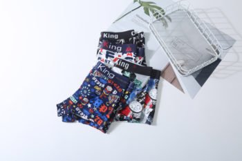 Summer Modal ກາຕູນ underwear ແມ່ຍິງ les unisex ແມ່ຍິງ boxer briefs ກາງແອວ flat triangle handsome t underwear