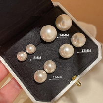 Mr Yam natural fresh water fevir cosubsection large pearl earner 925 pure silver 18k gold advanced sensual earner