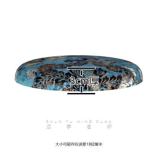 多功能成人现代布艺海棉坐垫板圆凳子钢筋凳配件餐凳面板家用座垫 - 图3