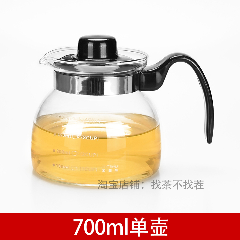 家用液体酒精炉煮茶炉玻璃养生煮茶壶古典花茶壶茶楼保温煮茶器 - 图1