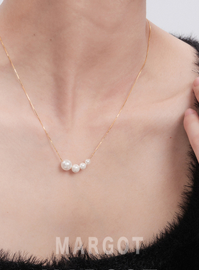 Margot手作s925纯银珍珠项链