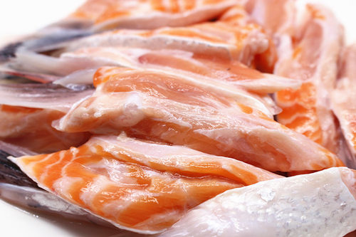 一件四斤包邮 三文鱼边角料碎肉 狗狗粮三文鱼鱼鳍宠物2000G - 图1