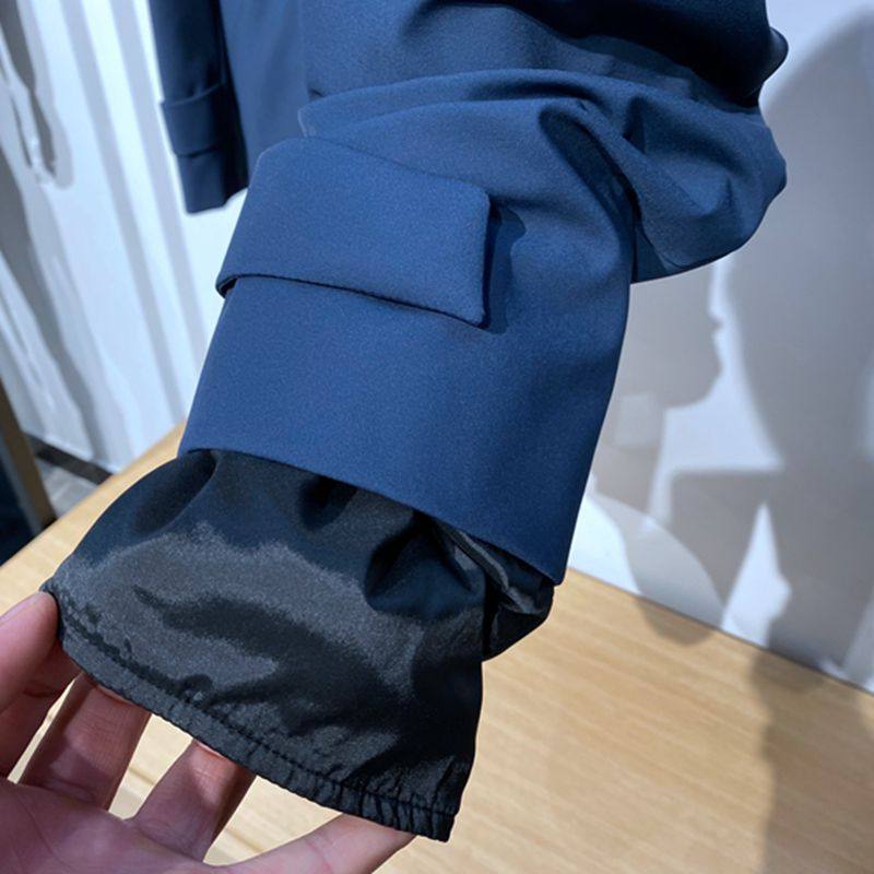 冬装 蓝色连帽拉链 貂绒可脱卸内胆 保暖 中长款男士皮草 样衣,淘宝优惠券,粉丝福利购,淘宝优惠卷