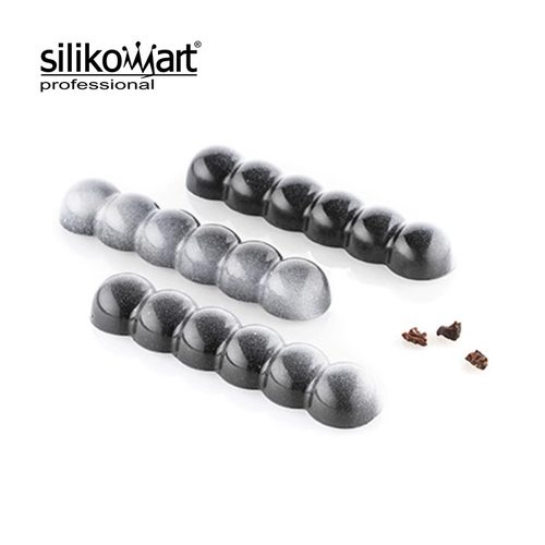 新品意大利进口 Silikomart Bolla半球系列巧克力模具块/条/板-图1