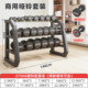 Pure steel-coated rubber dumbbell set combination gym home use