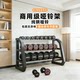 Pure steel-coated rubber dumbbell set combination gym home use