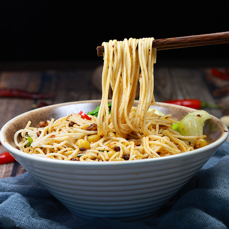 雅叔重庆小面豌杂面方便速食挂面自煮面食早餐夜宵豌豆杂酱面袋装 - 图2