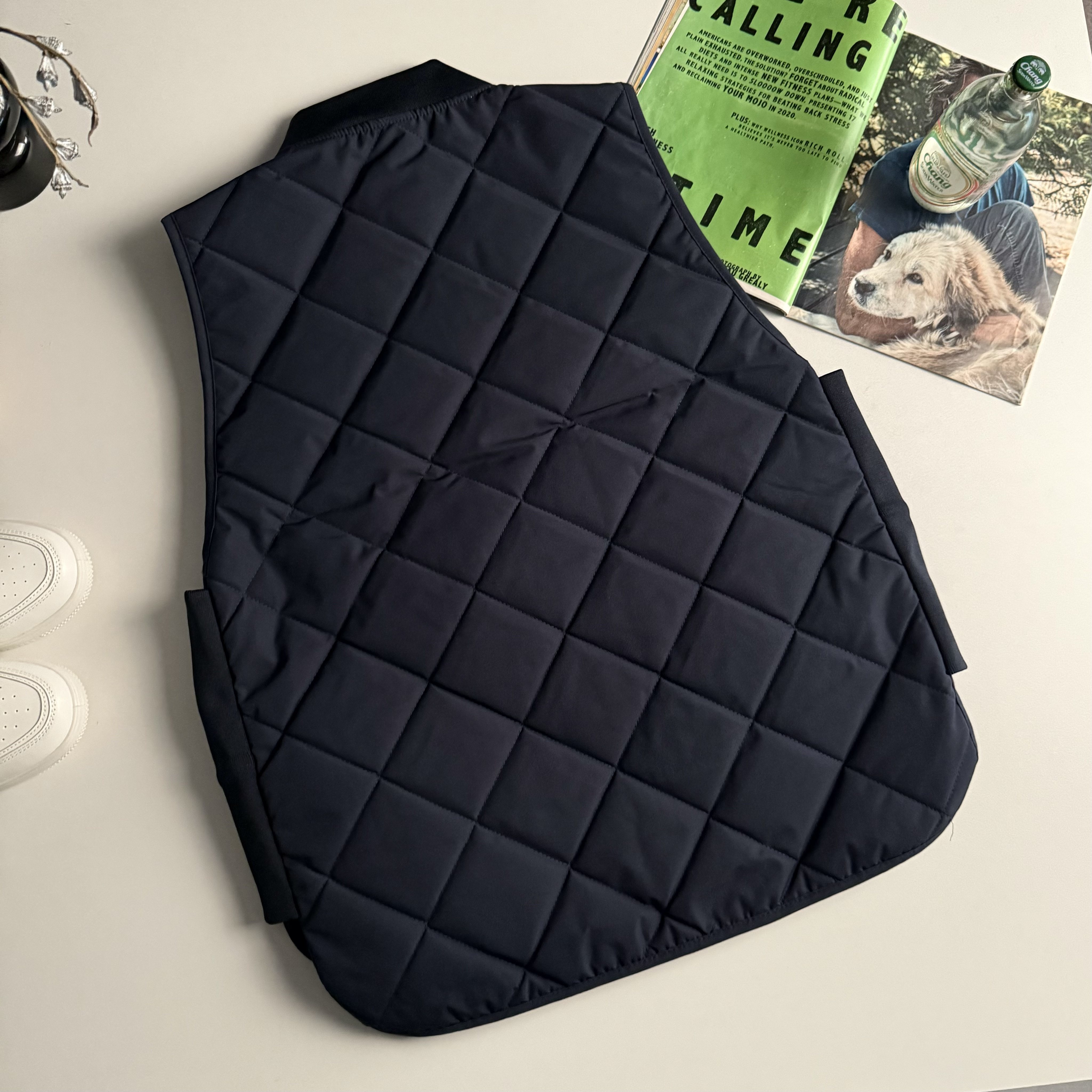 苾备单品！情侣款！外贸男装秋冬棒球领夹棉保暖舒适百搭休闲马甲,淘宝优惠券,粉丝福利购,淘宝优惠卷