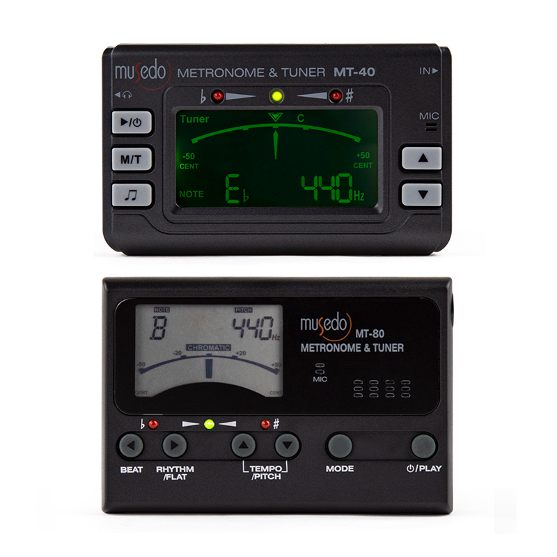 正品小天使musedo吉他调音器校音器电子节拍器贝司乐器配件定音器-图0