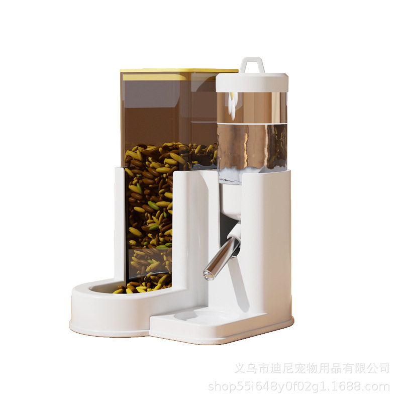 仓鼠自动饮水喂食器金丝熊水壶食盆二合一专用防推倒宠物用品食碗,淘宝优惠券,粉丝福利购,淘宝优惠卷