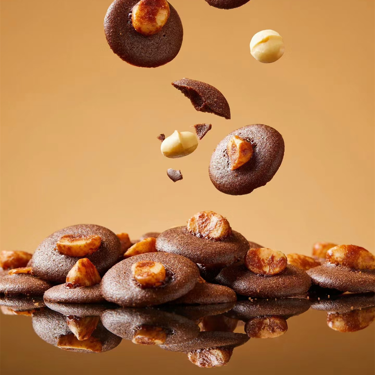 嘟宝家纯手工夏威夷果可可脆片巧克力坚果薄脆饼干网红零食饼干,淘宝优惠券,粉丝福利购,淘宝优惠卷